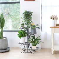 UNHO Estanterias para Plantas de Metal Soporte Plantas Macetas con 5 Niveles 57x25x116cm - details 2