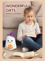 Lámpara De Silicona Suave Para Halloween Decoración De Ambiente De Habitación Fantasma Demonio Kiwi Bird Mago Luz Nocturna LED Recargable Forma De Calabaza - details 39