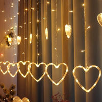 Luces De LED En Forma De Corazón Para Decoración De Habitaciones Boda Y Fiesta Operadas Por Pilas Guirnalda Fairy Para Valentine's Day - details 0