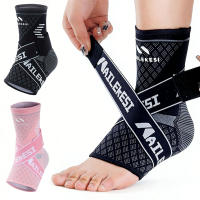Manguito De Compresión Para Tendinitis De Aquiles Y Fascitis Plantar Soporte De Tobillo Elástico Ajustable Para Deportes Y Actividades Diarias - details 0
