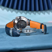 Reloj Mecánico De Moda Para Hombres PAGANI DESIGN PD-1790 42MM 10Bar Impermeable Cristal De Zafiro Pulsera De Cuero Acero Inoxidable Estilo Business - details 17