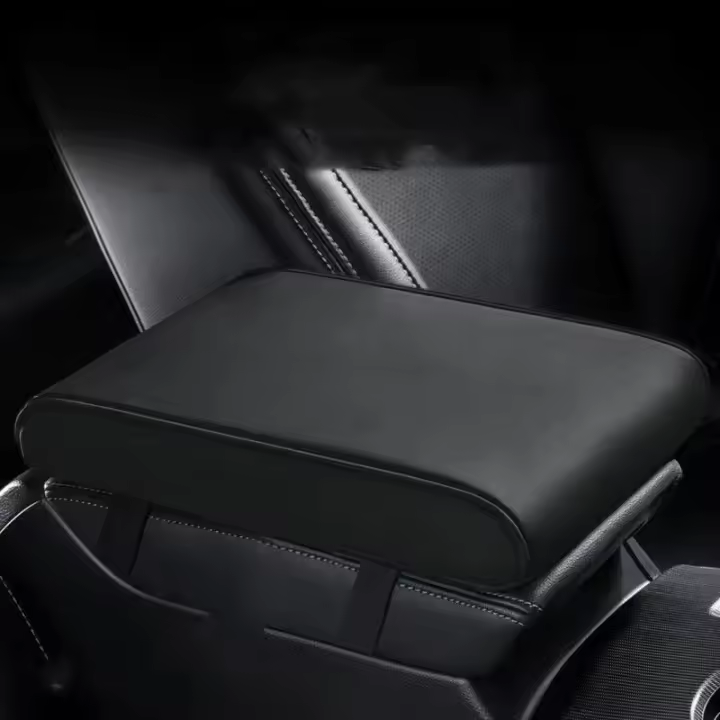 Almohadilla De Apoyo Para Brazos De Coche Con Capa Protectora De Consola Central Lujo Espuma De Memoria 3D Gruesa 5cm - 1