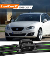 2pcs Limpiaparabrisas Delanteros Para Seat Exeo Exeo ST 2008-2013 Plegables En Un Solo Pie Material De Goma Natural Accesorios De Ventana - details 0