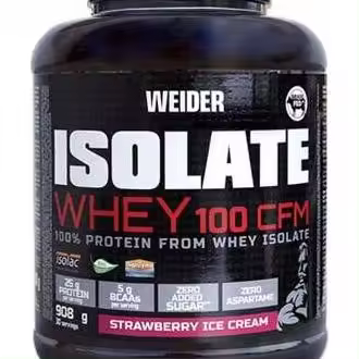 Weider Isolate Whey 100 Cfm Fresa 908G - 1
