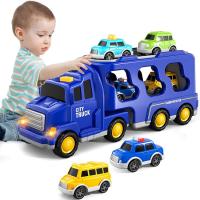 Vehículo De Transporte Con Luz Y Música Para Juguetes De Ingeniería De Protección Contra Incendios De Dos Capas Grande Para Niños - details 10