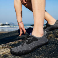 Zapatillas De Natación Para Hombre ALIUPS Zapatillas De Agua Cuero Sintético Y Malla Cierre De Lazo Antideslizante Para Playa Río Natación Y Gimnasio - details 17