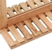 vidaXL Espejo de cuarto de baño madera maciza de nogal 60x12x62 cm - details 5