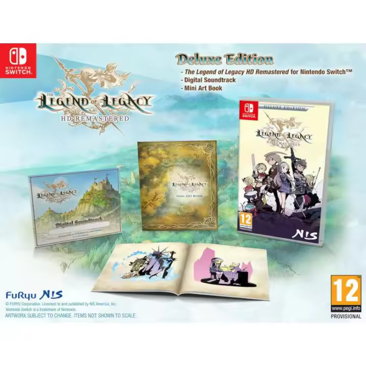 The Legend of Legacy HD Remastered Deluxe Edition - Nintendo Switch - Nuevo precintado - PAL España - 1