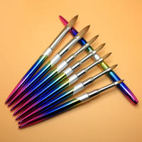 Cepillo De Uñas Kolinsky Para Manicura Broom De Gel Para Arte De Uñas Cepillo De Acrílico Polvo De Pówer Carving Gel Broom Línea Delineador Dibujo Tinta - details 3