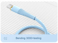 Cable De Carga Rápida PD 100W Tipo C a Tipo C De Silicona Líquida Para Xiaomi 13 Huawei Samsung S6 MacBook Cargador Para Ipad pro - details 16