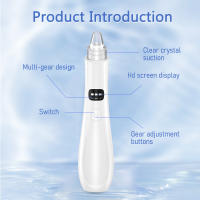 Removedor de poros faciales, instrumento de belleza, limpieza de puntos negros, succión eléctrica doméstica para acné. - details 6