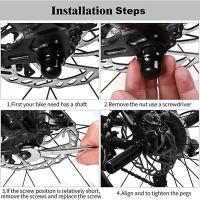 Pegos De Bicicleta De Aluminio Antideslizantes Para Mountain Bike Y BMX Pedales Antiniebla Para Ciclismo Ajuste Para Eje De 3/8 Pulgadas - details 12