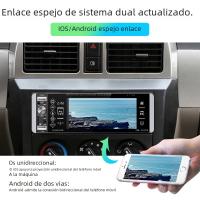 Podofo Reproductor Multimedia Para Coche 1 Din CarPlay MP5 Android Auto Stereo Bluetooth FM RDS Con AI Voice Control 5.1'' Pantalla - details 4