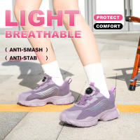 Zapatos De Seguridad Para Hombres Y Mujeres Talla Grande Con Hebilla Rotatoria Suela Ligera Y Protección Metálica Para El Pie - details 12