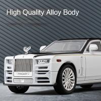 Coche De Juguete Rolls Royce Phantom a Escala 1:24 Con Luz Y Sonido Puertas Abatibles Coleccionable De Metal Absorbente De Impacto Regalo Para Mayores De 14 Años - details 6