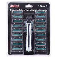 Cuchilla De Acero Inoxidable Doble Para Barbieros Manual Antiguo Cuchilla De Afeitar Para Hombres Cuchilla De Seguridad Para Barba Y Cara - details 1