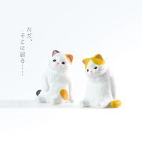 Figuras De Gato Kawaii Yell World Capsule Toys Tabby Calico Oloroso Para Escritorio Y Coche Juguetes Modelos Blindados Para Adultos - details 1