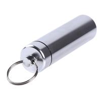 Bolígrafo De Hilo Pequeño De Acero Inoxidable Portátil Botella Aluminio Esterilla Llavero De Dientes Y Preguicas Recipiente Para Hilo Y Tabaco - details 8
