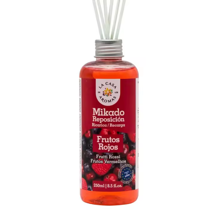 La Casa de los Aromas -  Botella de Ambientador fragancia Aroma Mikado hogar para Reposicion 250 Ml con Varillas - 1