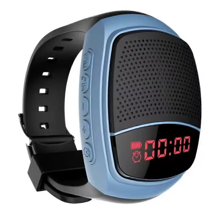 B90 deslaste El Reloj de pulsera autodisparador de audio Manos libres enchufe with El Tiempo Bluetooth Reloj despertador - 1