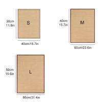 Alfombra De Rasguño Para Gatos De Bambú Resistente Al Desgaste Protectora Para Sofá Y Pared Masa De Un Solo Nivel Para Descanso Y Juguete - details 0