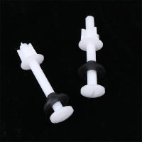 Kit De Reparación Para Asiento De Inodoro Con Tornillos Y Juntas De Plástico 2 Piezas Accesorios Para Baño Herramientas DIY - details 1
