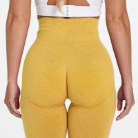 Leggings Sin Costuras De Color Rosa Lila Para Mujer Ropa Deportiva De Fitness Yoga Gimnasio Ajuste Curvo Contorno Elástico Con Cintura Suave - details 5