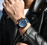 Reloj Deportivo De Lujo Para Hombre LIGE 2025 Reloj De Cuarzo Impermeable Con Cronógrafo Y Fecha Correa De Silicona Moda Y Casual - details 5