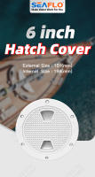 Tapa De Acceso Redonda SEAFLO De 6 Pulgadas Para Barco RV Marina Material ABS Plástico Anti-UV Antideslizante Inspección - details 0