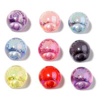 10pcs Bolas De Acrílico Cristal Agrietado 14x16mm Colores Mixtos Para La Creación De Joyas Pulseras Collares Encuentros - details 4