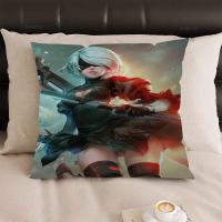 Funda De Cojín Nier Automata 2b 40x40cm 45x45cm Para Coche Sofá Regalo De Navidad Funda De Cojín De Terciopelo Cortado Anti-deslizante - details 7