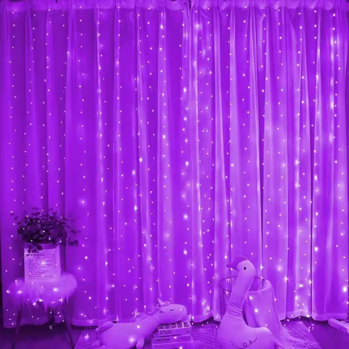 Luces De Navidad LED USB Para Cortina Guirnalda De Fairy Para Bodas Y Fiesta Del Año Nuevo Jardín Camping Decoración - 1