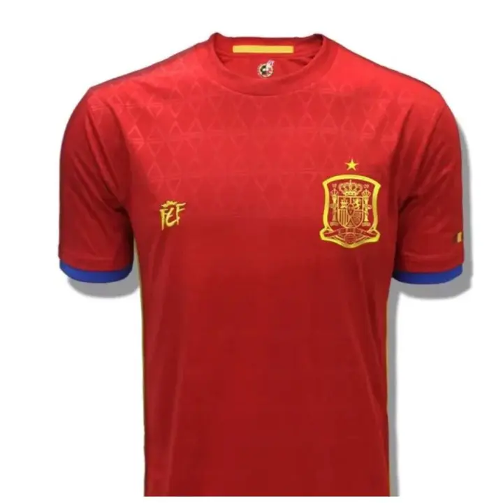 Camiseta RFEF Selección Española Primera Equipacion Eurocopa 2016 Replica Oficial - Adulto - 1