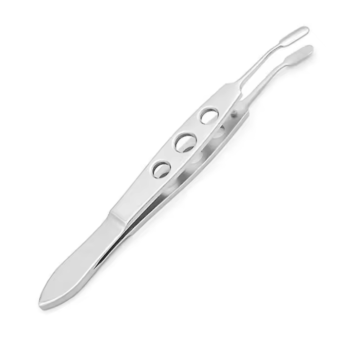Premium Acero inoxidable pinzas párpados pinzas de masaje para ojos secos, alta precisión herramientas (rectángulo 2 - 1