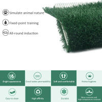 Alfombrilla de césped artificial para entrenamiento de cachorros, alfombrilla de césped para puerta, alfombrillas para el suelo de la puerta para mascotas - details 1