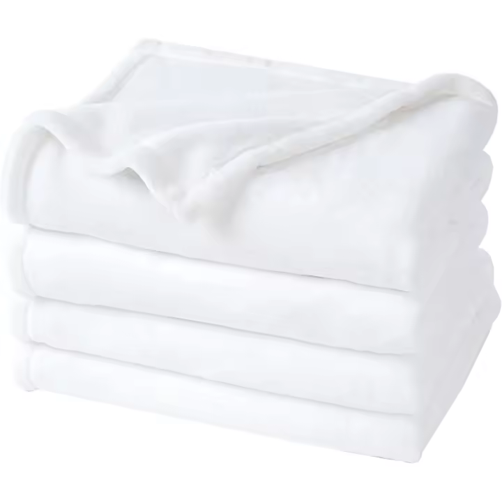 Manta de vellón ultra suave de tamaño doble de 127 x 152 cm, sin pelusa, de lujo, acogedora y ligera de franela de 280 g/m² - 1