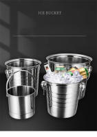 Cubeta De Hielo De Acero Inoxidable 3/5L Cubeta De Vino Y Cerveza Refrigeradora Para KTV Bar Cocina Fiesta Barra Accesorio De Cocina Y Barra - details 0