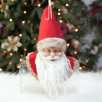 Adorno De Navidad En Forma De Santa Claus Para Árbol De Navidad Decoración Festiva De Textil Y Fibra Material No Personalizado Tema People - details 2