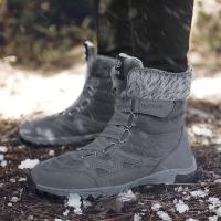 Botas De Invierno Para Hombre Con Piel De Vaca Y Peluche Botas De Nieve Calientes Botas De Trabajo Militar Casual Zapatos De Tobillo Unisex - details 19