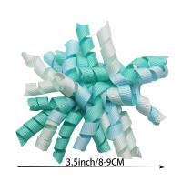 15 Pares De Cinturones Para El Cabello De Niñas Accesorios De Cabello Elásticos Y Ribbons Grosgrain Con Lazos Soporte Para Cola De Caballo - details 1