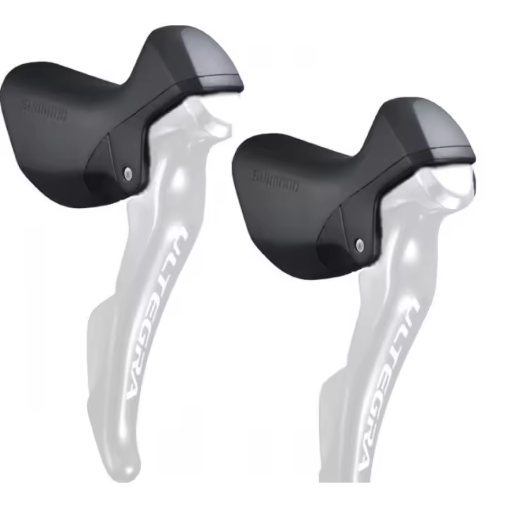 SHIMANO | Cubremanetas 6800-5800-4700 - Juego Gomas Apoyamanos SHIMANO Ultegra ST-6800/5800
Compatible con mandos Shimano ST-6800 y ST-5800 mecánicos 11v - 1