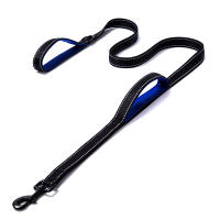 Correa De Nylon Para Perros Con Doble Manija Y Padded Resistente Para Control Y Entrenamiento En Todas Las Estaciones - details 4