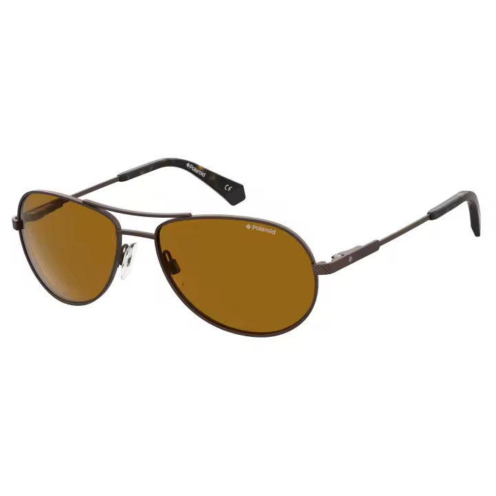 Gafa de sol POLAROID PLD 2100/S/X YZ4 (MU) MATTE BROWN/YELLOW POLARIZED CALIBRE 56 - 1