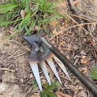 Aerador De Jardín De Acero Manganés Herramienta Manual Para Eliminar Malas Hierbas Y Raíces De Grama Multifuncional Para Suelo Arenoso - details 6