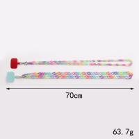 Cadena De Móvil Con Ranura Para Tarjeta 120CM Colgante De Cuello Colorido Accesorio De Correa Para Teléfono Móvil Compatible Con iPhone/Samsung Para Mujeres - details 1