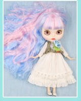 Muñeca ICY Blyth Personalizable De 30 Cm Con Cuerpo Articulado Y Rostro Mate En Piel Oscura Y Clara Pelo Azul Y Rosa Para Niñas De 12+ Años - details 3