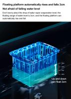 Filtro De Acuario Con Sistema De Aireación Y Filtro Integrado Eliminador De Película Grasa Para Agua Clara Accesorio Para Tanque De Peces - details 2