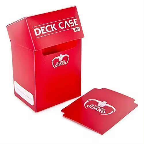 Caja de Cartas Ultimate Guard Deck Case 80+ Roja - 1