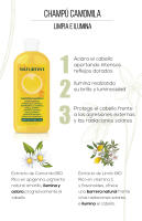 Naturtint Champú Camomila. Aclara Progresivamente el Cabello Rubio, Aporta Intensos Reflejos Dorados, Limpieza suave, brillo y luminosidad, 98,9% Ingredientes Naturales, ECOCERT, 330ml - details 1