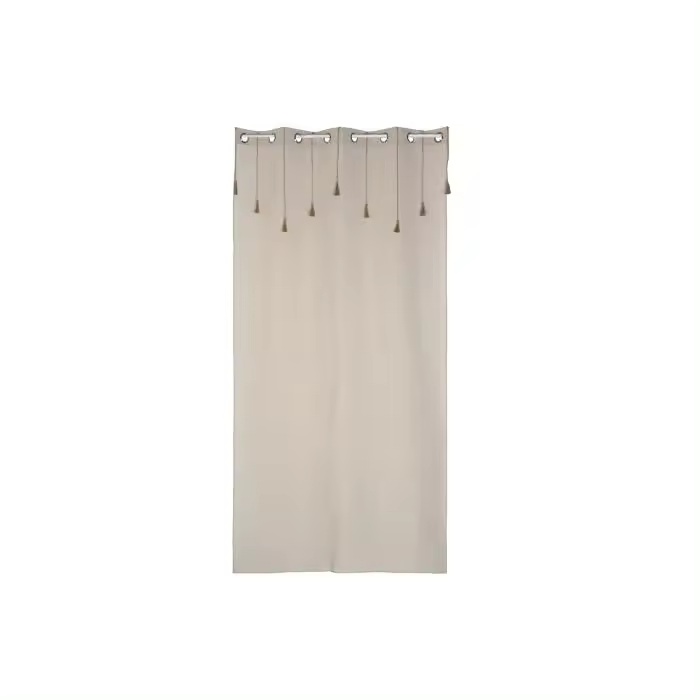 CORTINA ALGODON 140X260 NATURAL - 1